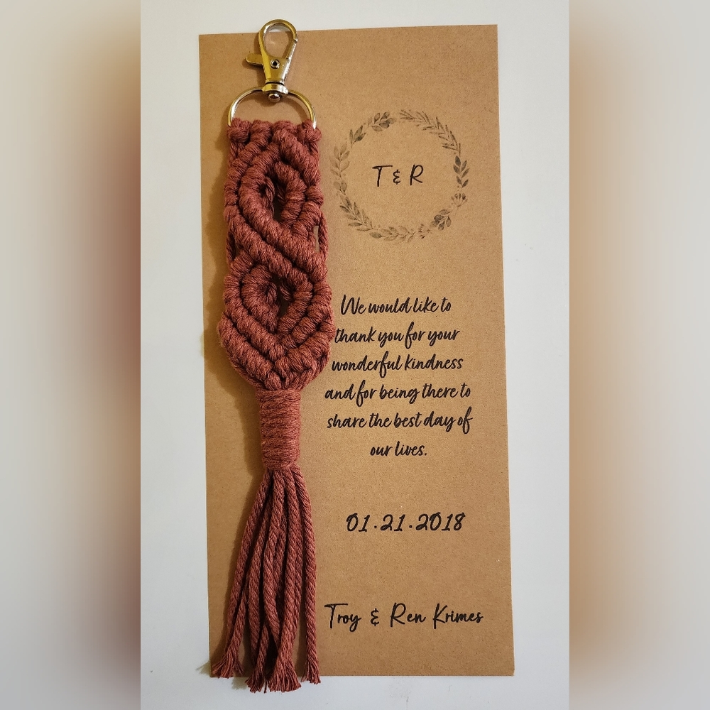 Handmade Macrame Keychains - Picture 3 of 7